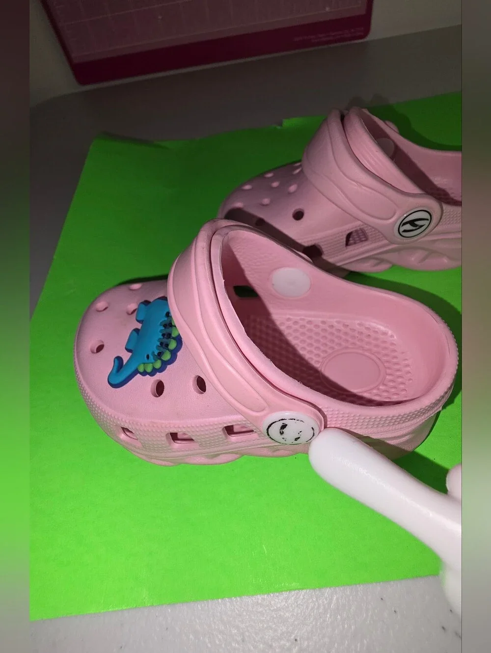 Kids Lightweight Pink Garden Clog with Adjustable Heel Strap